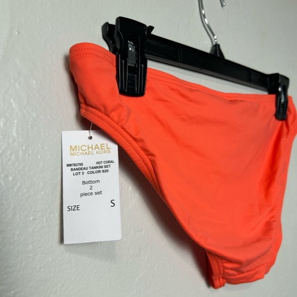 MICHAEL KORS Classic Hipster Bikini Bottom Orange NWT - Picture 3 of 4